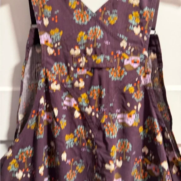 Duluth Trading Co Purple Floral Overalls - Picture 7 of 10